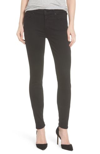 Mother + 'The Looker' Mid Rise Skinny Jeans