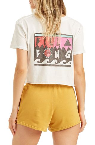 Billabong + Sun's Out Crop Recycled Cotton Graphic Tee