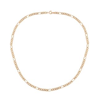 Susan Caplan Vintage + 1990s Vintage Gold Plated Figaro Chain Necklace