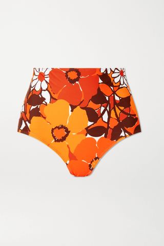 Faithfull the Brand + + Net Sustain Marina Floral-Print Bikini Briefs