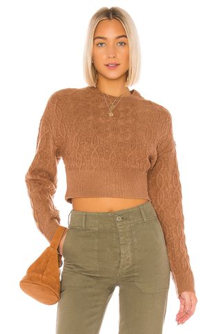 Tularosa + MacIe Sweater in Brown