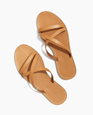 Madewell + The Boardwalk Skinny-Strap Slide Sandals