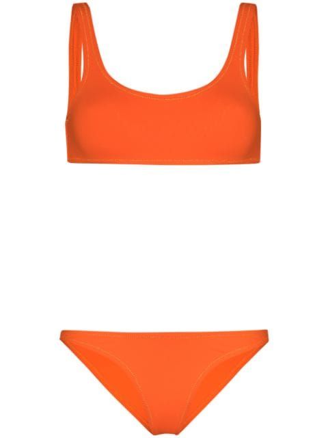 Halle Berry Just Recreated Her Iconic Orange Bikini Look Who What Wear
