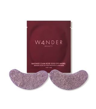 Wander Beauty + Baggage Claim Rose Gold Eye Masks