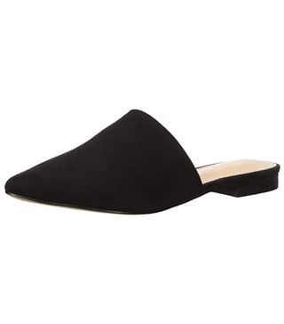 The Drop + Frankie Pointed Toe Flat Mule Slide