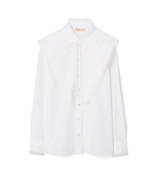 Tory Burch + Removable Collar Top