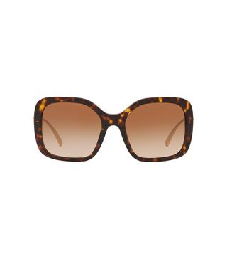 Versace + Polarized Square Sunglasses