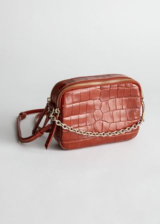 & Other Stories + Croc O-Ring Chain Crossbody Bag