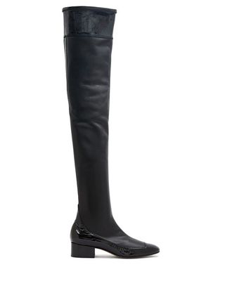 Loewe + Over-The-Knee Leather Boots