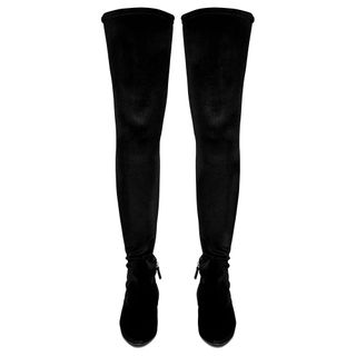 Le Monde Beryl + Black Velvet Over Knee Boots
