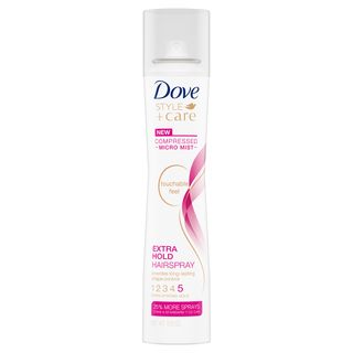 Dove + Style + Care Compressed Micro Mist Extra Hold Hairspray