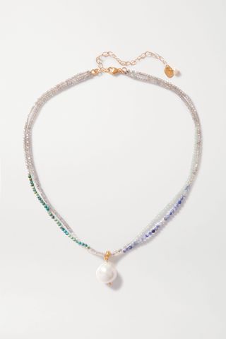 Chan Luu + Pearl and Bead Necklace