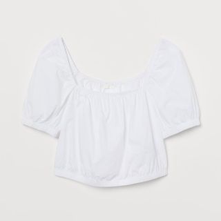 H&M + Short Cotton Top