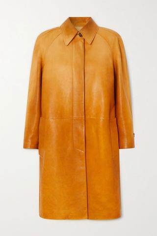 Miu Miu + Leather Coat