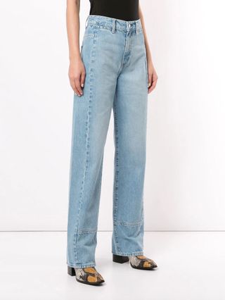 Nobody Denim + High Rise Juncture Straight Jeans