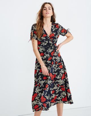 Madewell + Multi Daisy Deep Indigo Dress