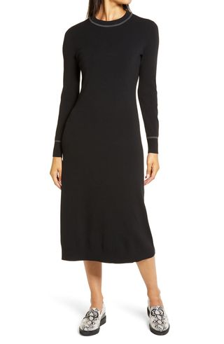 Halogen + Long Sleeve Sweater Dress