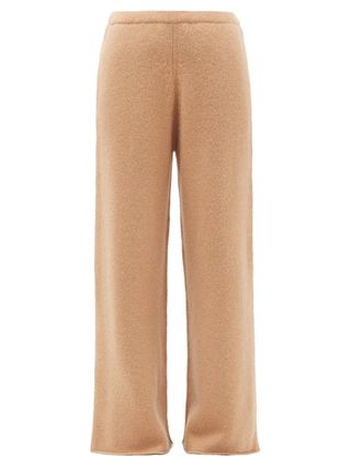 Raey + Wide-Leg Knitted Cashmere Trousers