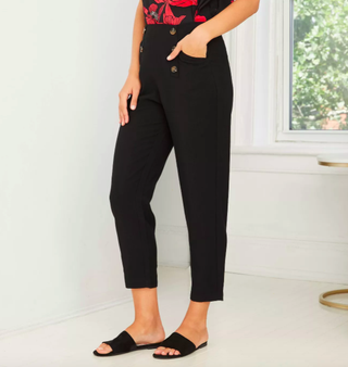 Who What Wear x Target + High-Rise Tapered Pants