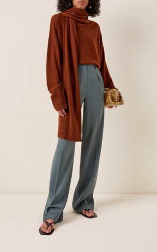 Loulou Studio + Spano Tie-Detailed Cashmere Sweater