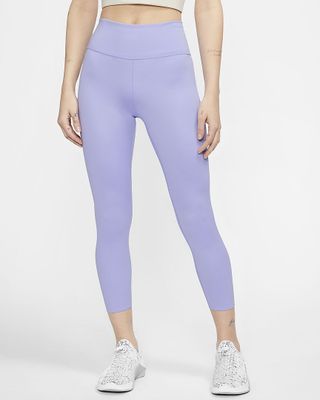 Nike + Mid-Rise Cropped Tights