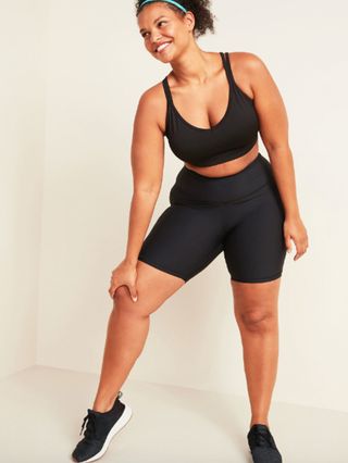 Old Navy + Light Support Strappy Plus-Size Sports Bra