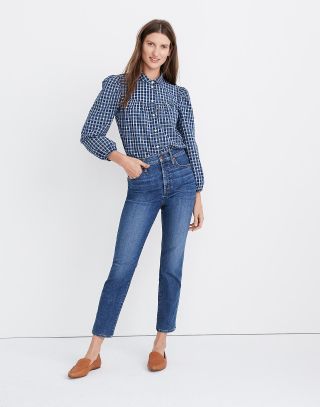 Madewell + Stovepipe Jeans in Antoine Wash