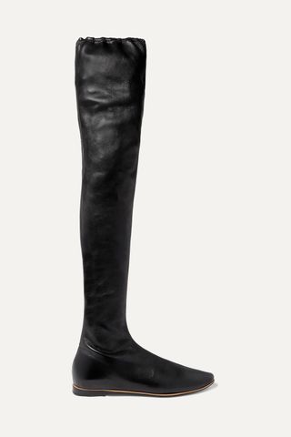 Bottega Veneta + Leather Over-The-Knee Boots
