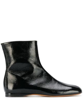 Marni + Flat Ankle Boots