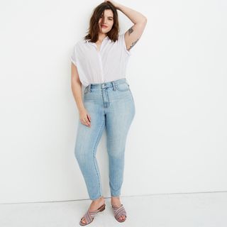 Madewell + The Curvy Perfect Vintage Jean in Fitzgerald Wash