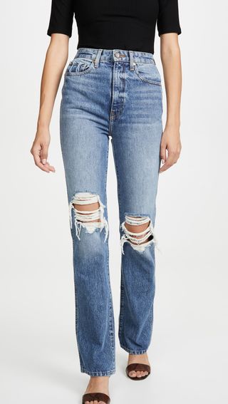 Khaite + Danielle High Rise Stovepipe Jeans