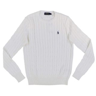 Ralph Lauren + Crewneck Cable Knit Pony Logo Sweater