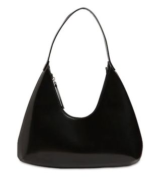 By Far + Amber Semi Patent Leather Bag