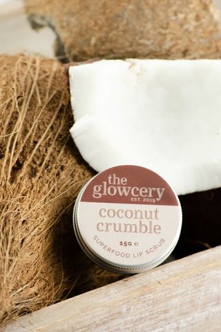 The Glowcery + Coconut Crumble - Superfood Natural Lip Scrub
