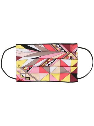 Emilio Pucci + Abstract Print Face Mask