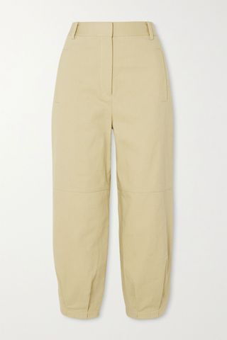 Tibi + Cotton-Twill Tapered Pants