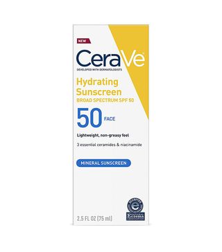 CeraVe + Hydrating Mineral Sunscreen SPF 50