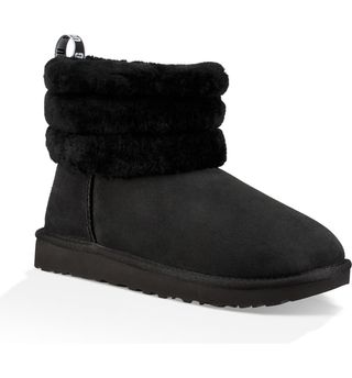 Ugg + Classic Mini Fluff Quilted Boots