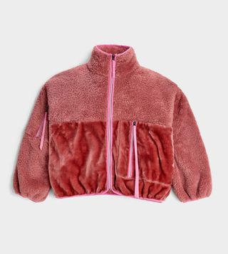 Ugg + Marlene Sherpa Jacket in Vintage Rose