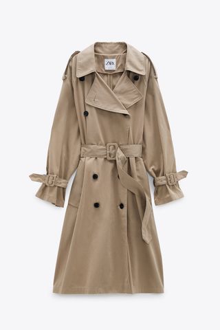 Zara + Limited Edition WATER-REPELLENT Trench Coat