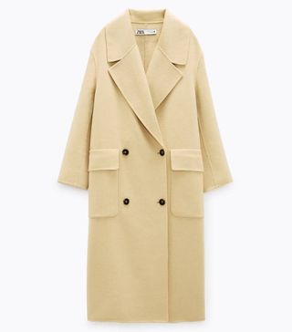 Zara + Limited Edition Wool Blend Coat