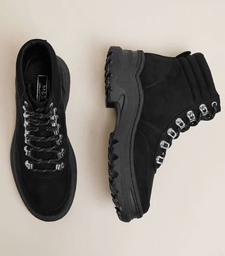 M&S Collection + Chunky Hiker Flat Ankle Boots