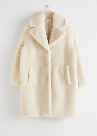 & Other Stories + Oversized Faux Shearling Coat