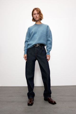 Zara + Purl Knit Wool Sweater