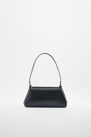 Zara + Minimalist Shoulder Bag With Flat