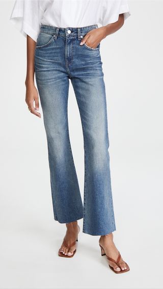 CQY + Bliss High Rise Bootcut Jeans