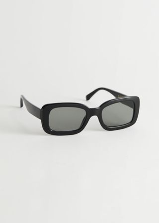 & Other Stories + Rectangular Frame Sunglasses
