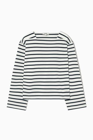 COS + Long-Sleeve Striped Top