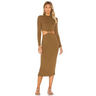 LNA + Banx Dress in Camel