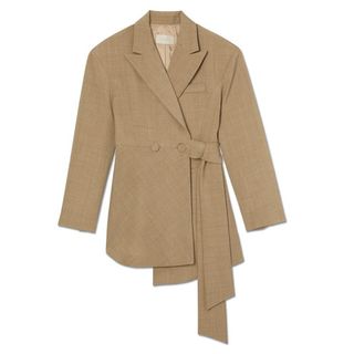 Studio Daari + Wool Blend Asymmetric Jacket